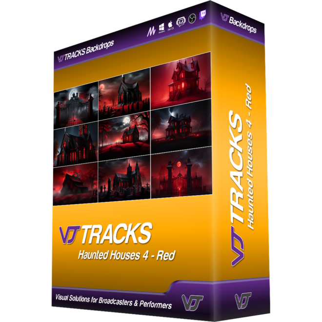 VJ Tracks - Haunted Houses 4 - Red