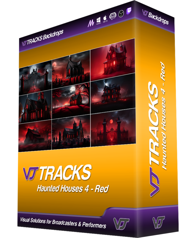 VJ Tracks - Haunted Houses 4 - Red