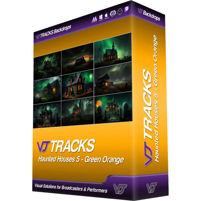VJ Tracks - Haunted Houses 5 - Green Orange