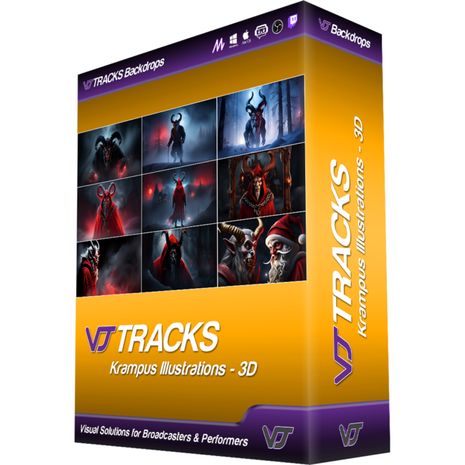 VJ Tracks Krampus Illustrations 3D