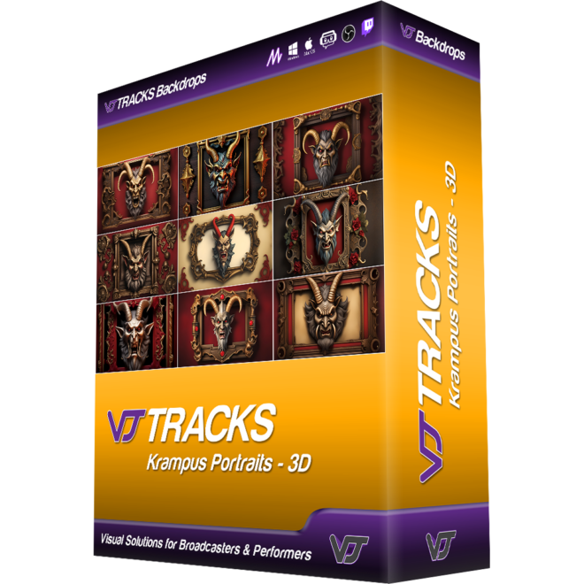 VJ Tracks Krampus Portraits 3D