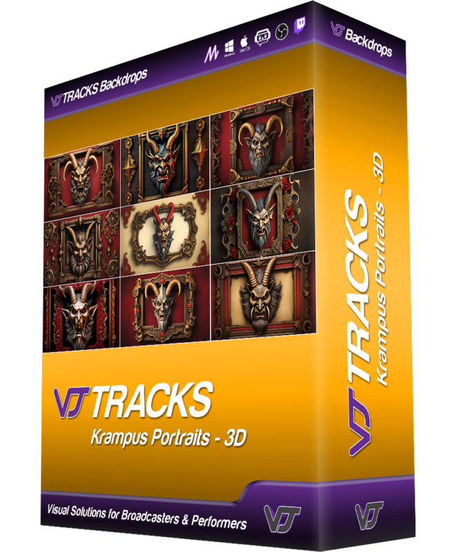 VJ Tracks Krampus Portraits 3D